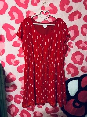 Market Spruce Pineapple Print Dress